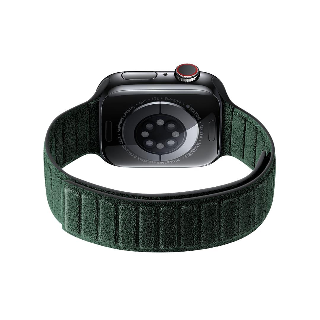 Alcantara Apple Watch Band - Midnight Green - 42/44/45/46mm & Ultra (49mm)