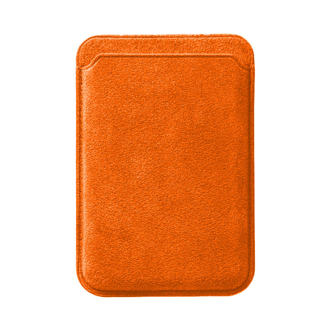 Alcantara MagSafe Wallet - Orange - Alcanside