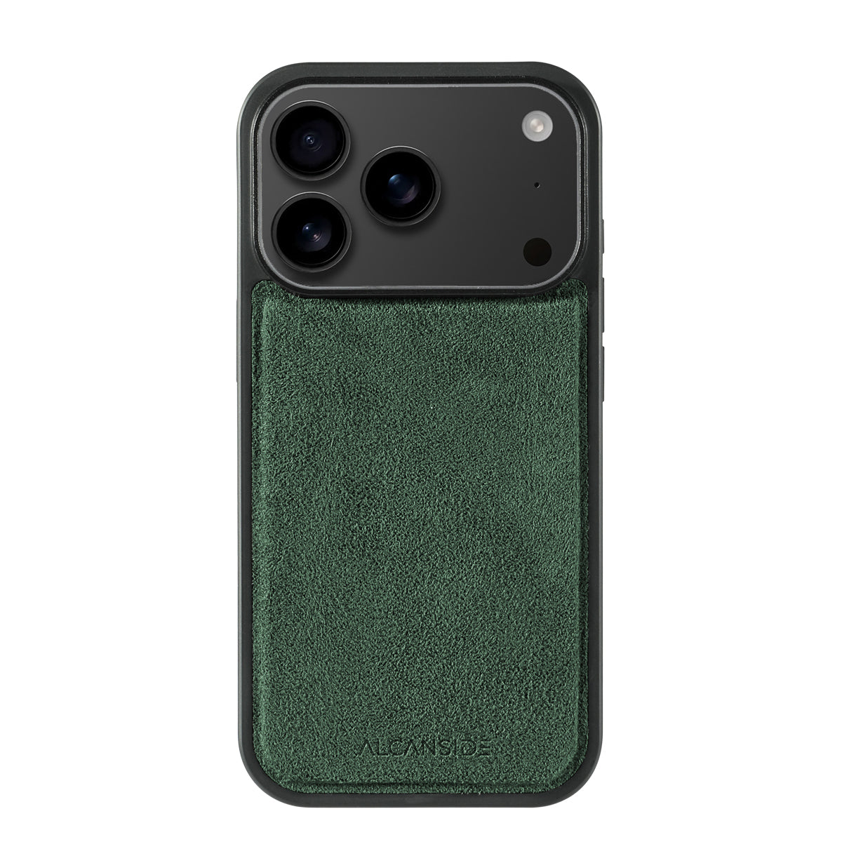 iPhone 17 Pro - Alcantara Back Cover - Midnight Green
