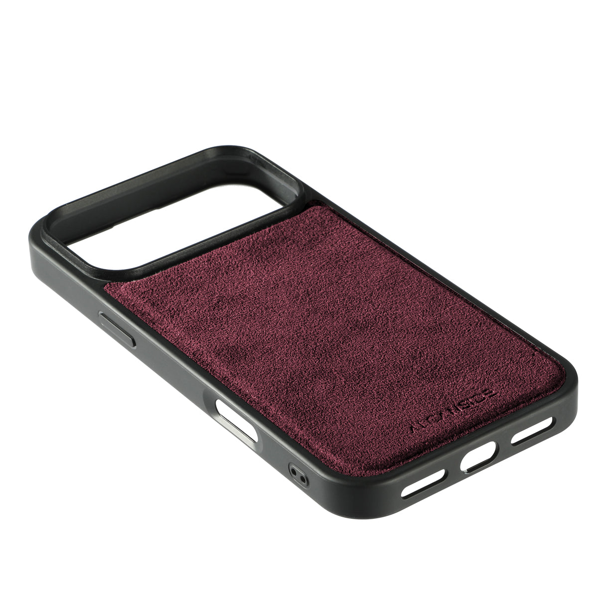 iPhone 17 Pro - Alcantara Back Cover - Wine Red