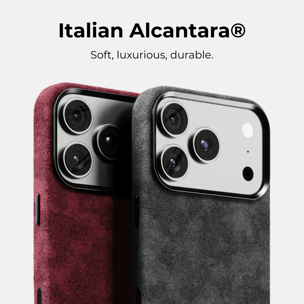 iPhone 17 Pro - Alcantara Case - Wine Red